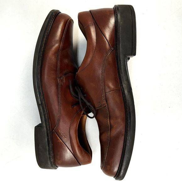Ecco Holton Apron Shoe Men\'s Size US 13/EU 46 Toe Derby Dress Brown Leather main image 13